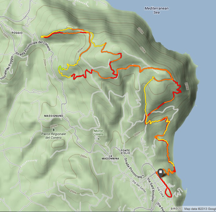 Traccia 23 km 2014